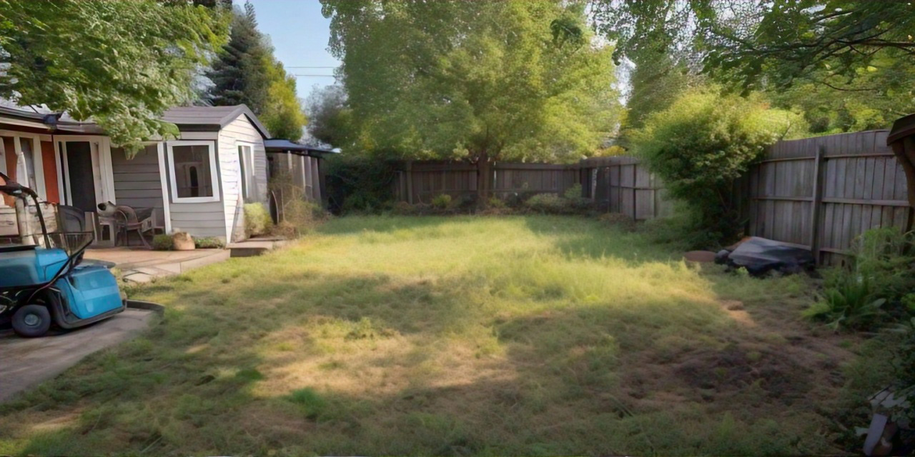 lawn before